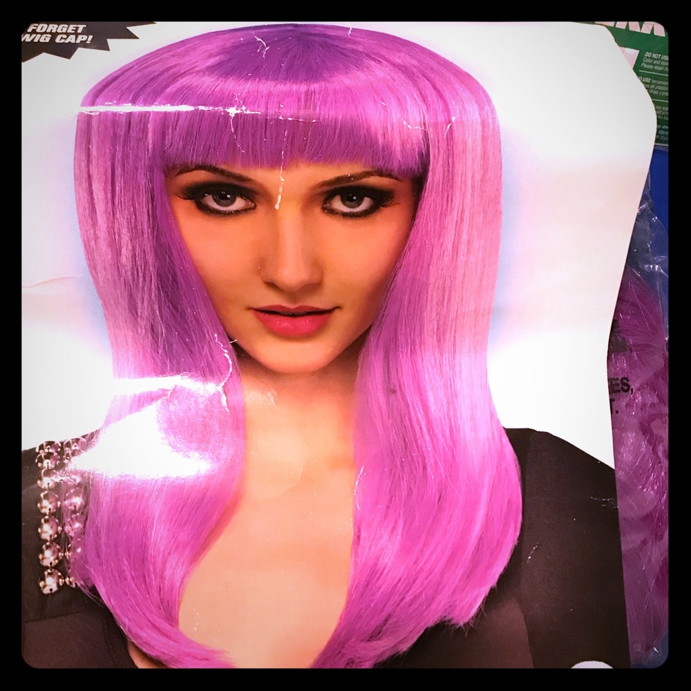 Purple wig